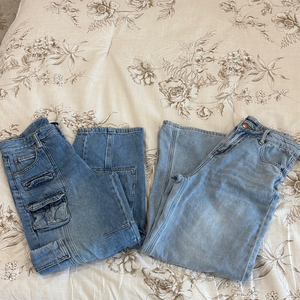 Forever 21 Kids Blue Jeans Set